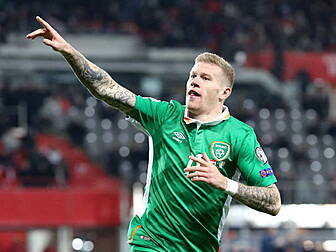James McClean sends Ireland to...